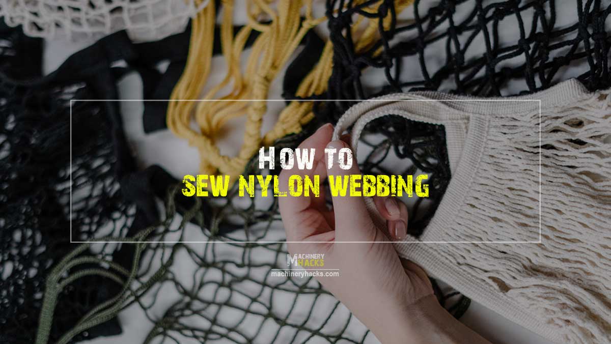 how to sew nylon webbing